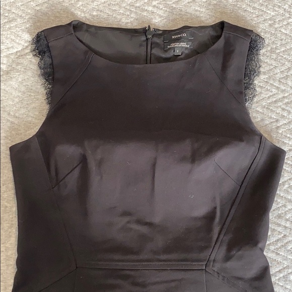 Tight midi black dress - Picture 2 of 4